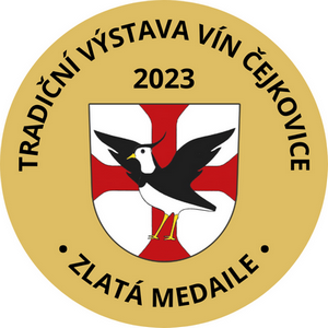 Tradiční výstava vín Čejkovice 2023 - zlatá medaile